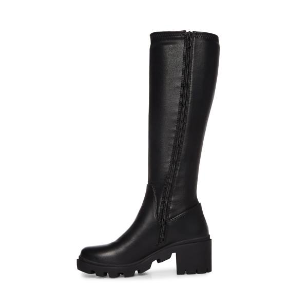 Steve Madden Aberdeen Women's Boots Black | SM-198SW