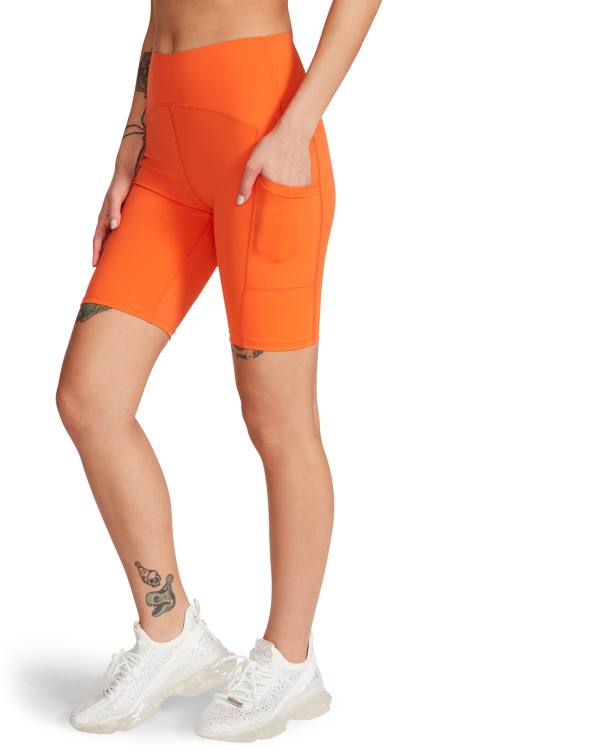 Steve Madden Active Bike Short Women's Bottoms Orange | SM-068XW