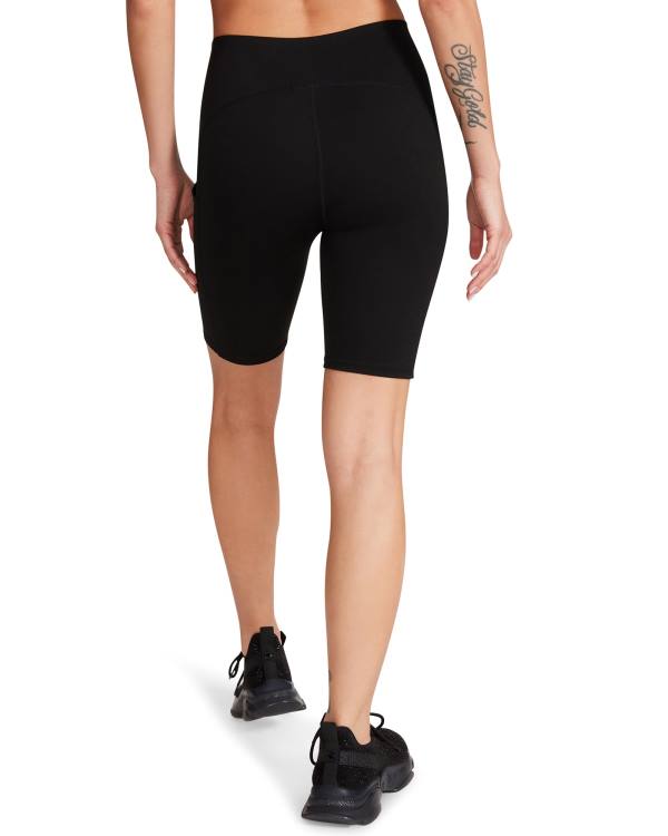 Steve Madden Active Bike Short Women's Bottoms Black | SM-935HL