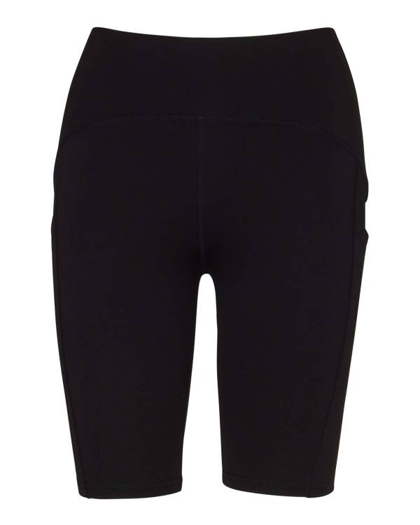 Steve Madden Active Bike Short Women's Bottoms Black | SM-935HL