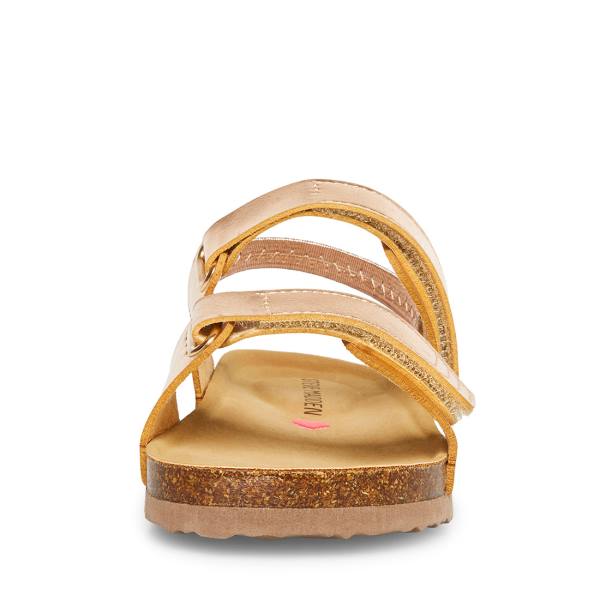 Steve Madden Adouble Kids' Sandals Rose Gold | SM-920MN