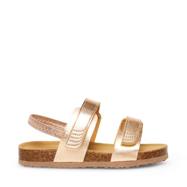 Steve Madden Adouble Kids\' Sandals Rose Gold | SM-920MN