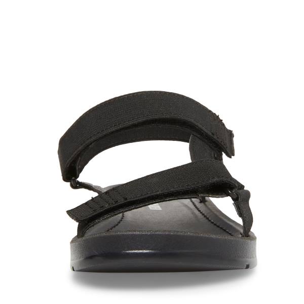 Steve Madden Ahenley Kids' Sandals Black | SM-071KZ