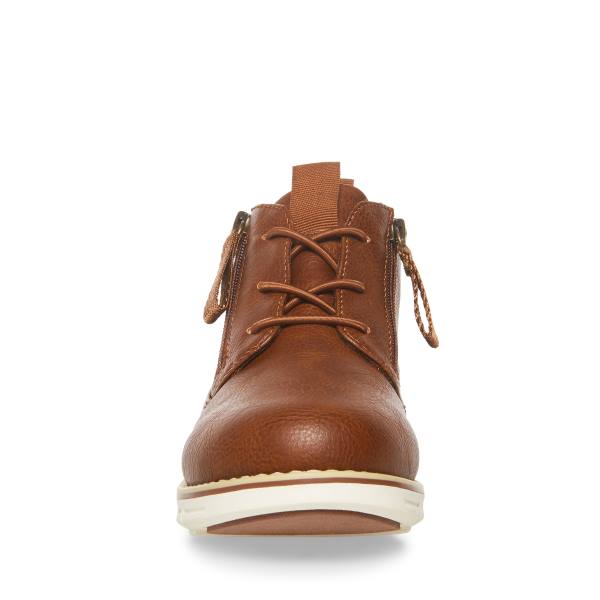 Steve Madden Amajor Kids' Sneakers Brown | SM-457CV