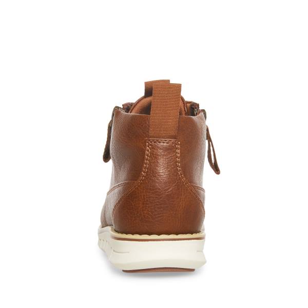 Steve Madden Amajor Kids' Sneakers Brown | SM-457CV