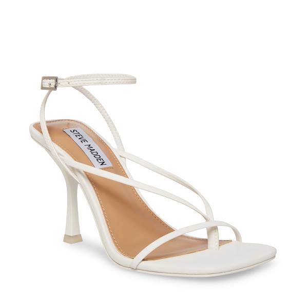 Steve Madden Annie Women's Heels White | SM-109VR