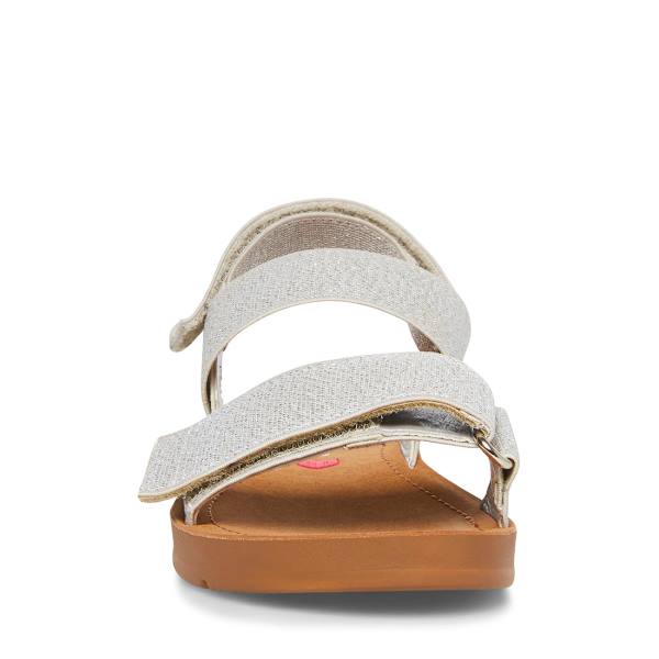 Steve Madden Apasquel Kids' Sandals White | SM-256GW