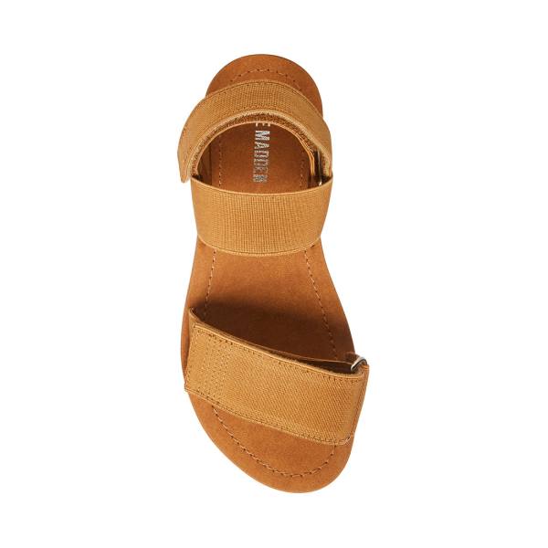 Steve Madden Apasquel Tan Kids' Sandals Brown | SM-795XO