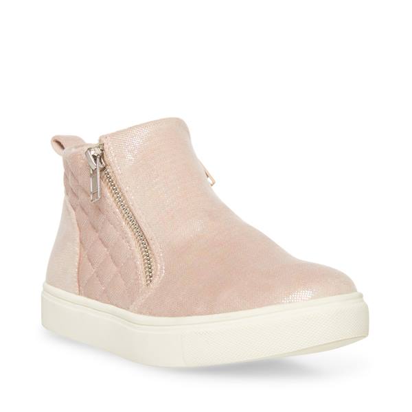 Steve Madden Areggie Blush Kids' Sneakers Pink | SM-869IU