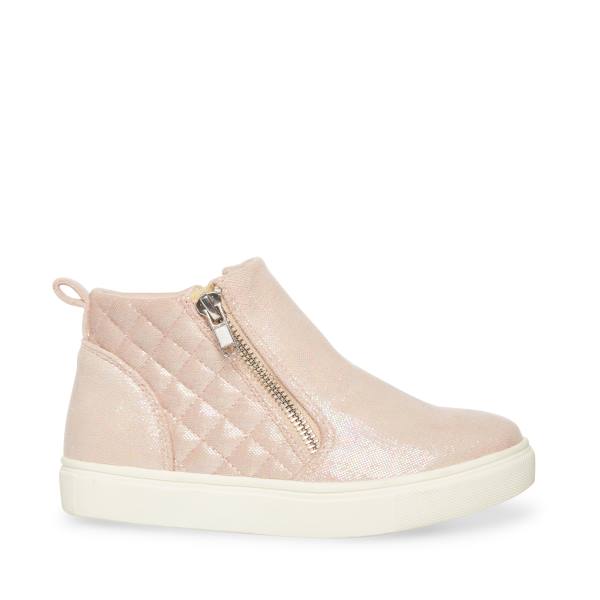 Steve Madden Areggie Blush Kids\' Sneakers Pink | SM-869IU