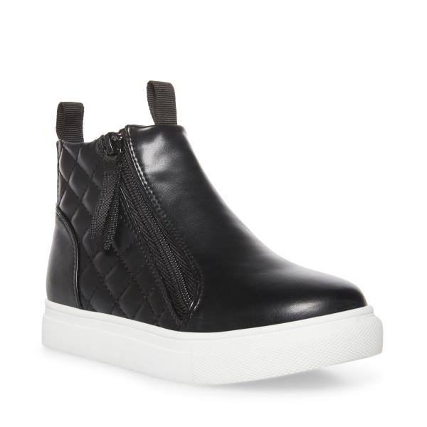 Steve Madden Areggie Kids' Sneakers Black | SM-089WB