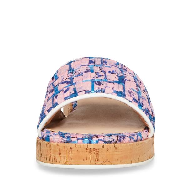 Steve Madden Aria Women's Sandals Pink Multicolor | SM-529QS