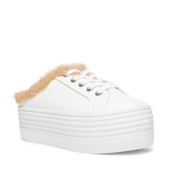 Steve Madden Ballad Women's Sneakers White | SM-240FK