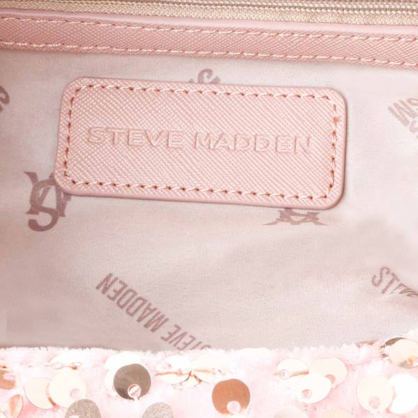 Steve Madden Bbrenda Sequins Blush Women's Crossbody Bags Pink | SM-820CO