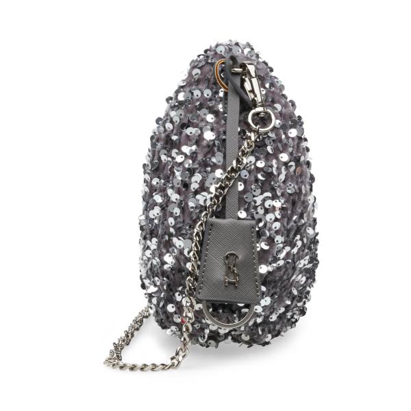 Steve Madden Bbrenda Sequins Women's Crossbody Bags Silver | SM-582ZT