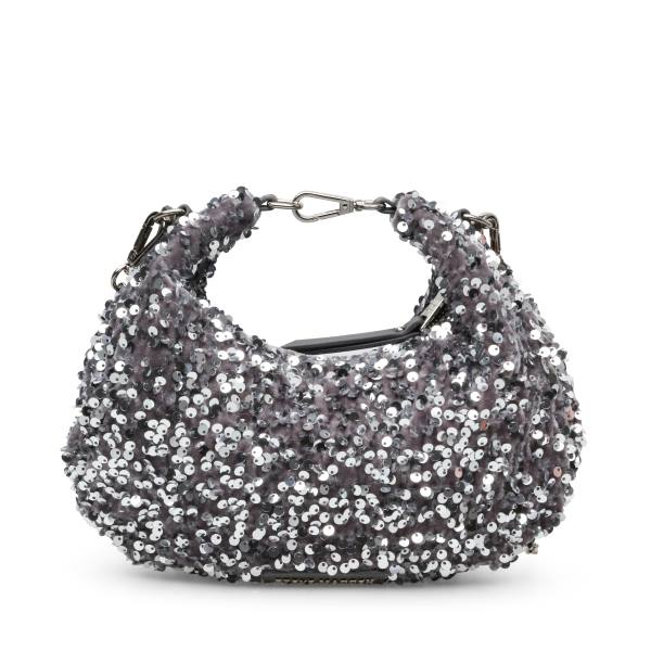 Steve Madden Bbrenda Sequins Women's Crossbody Bags Silver | SM-582ZT