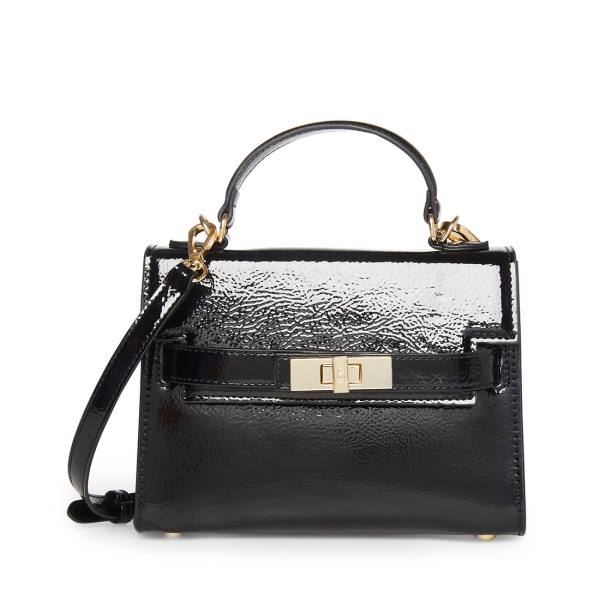 Steve Madden Bdignify Patent Women's Crossbody Bags Black | SM-746UQ