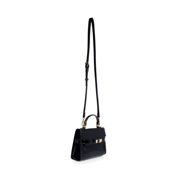 Steve Madden Bdignify Patent Women's Crossbody Bags Black | SM-746UQ