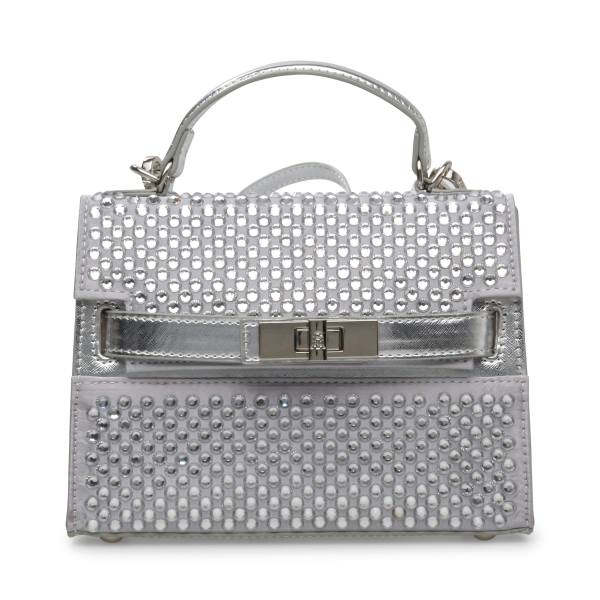 Steve Madden Bdignity Women\'s Crossbody Bags Silver | SM-309WV