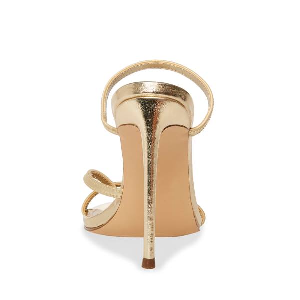 Steve Madden Bellezza Women's Heels Gold | SM-947YP