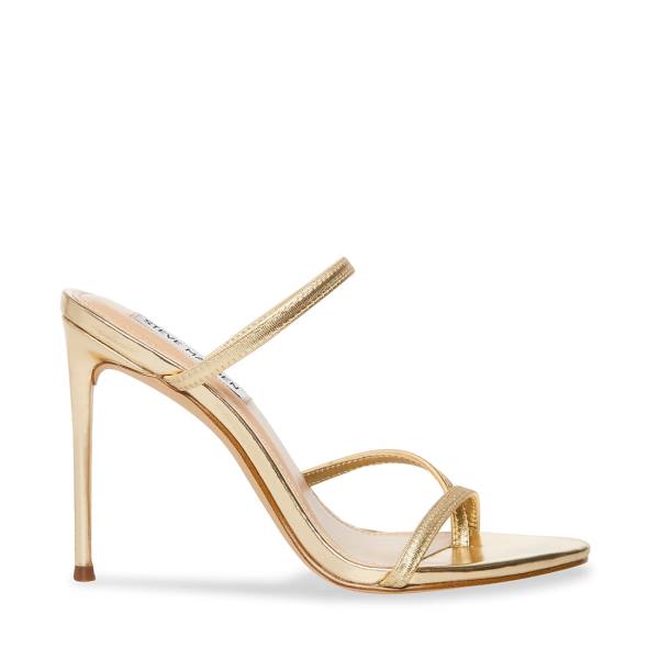 Steve Madden Bellezza Women\'s Heels Gold | SM-947YP