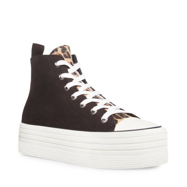 Steve Madden Berkley Women's Sneakers Black Multicolor | SM-725PN