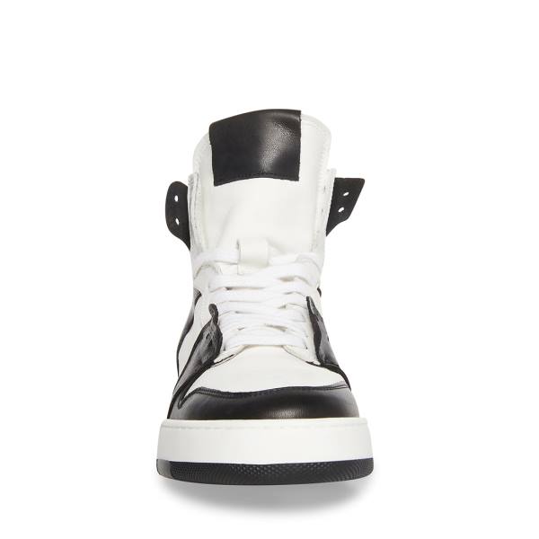 Steve Madden Bizzy Women's Sneakers Black White | SM-829GA