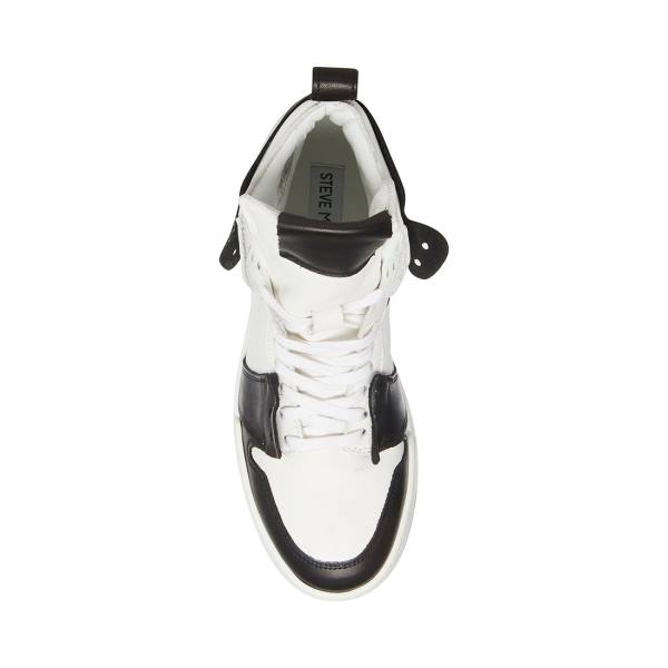 Steve Madden Bizzy Women's Sneakers Black White | SM-829GA