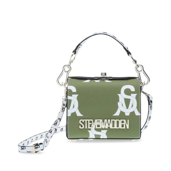 Steve Madden Bkinder Women\'s Shoulder Bags Olive Multicolor | SM-856HX