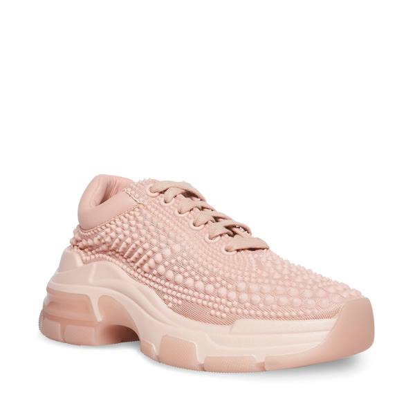 Steve Madden Blitz Blush Women's Sneakers Pink | SM-450GD