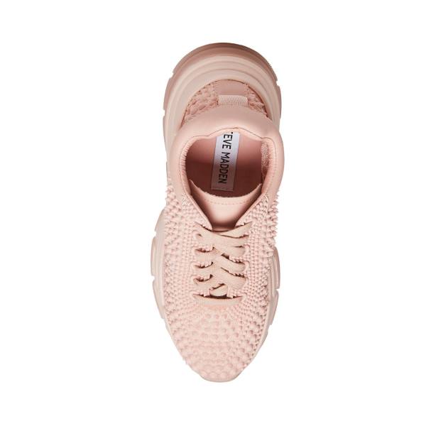 Steve Madden Blitz Blush Women's Sneakers Pink | SM-450GD