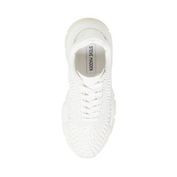 Steve Madden Blitz Women's Sneakers White | SM-354XJ