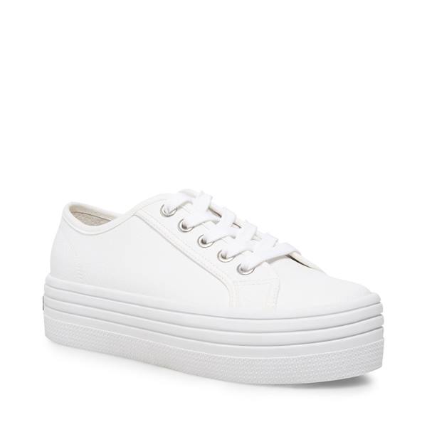 Steve Madden Bobbi30 Women's Sneakers White | SM-598YJ