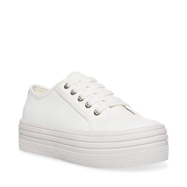 Steve Madden Bobbi30 Women's Sneakers White Green | SM-764DW