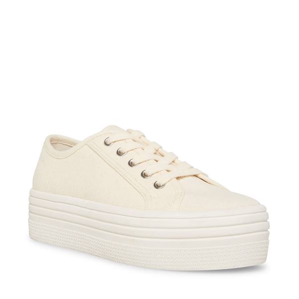 Steve Madden Bobbi 30 Bone Women's Sneakers Beige | SM-165FC