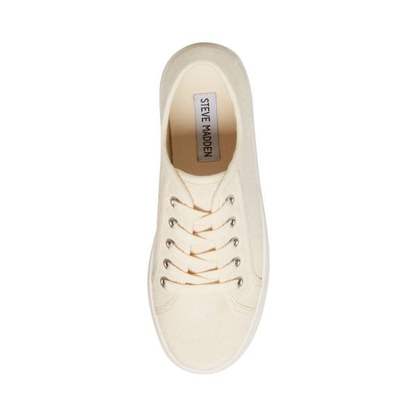 Steve Madden Bobbi 30 Bone Women's Sneakers Beige | SM-165FC