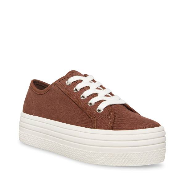 Steve Madden Bobbi 30 Women's Sneakers Brown | SM-068AB