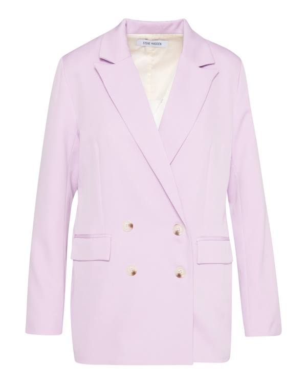 Steve Madden Boyfriend Blazer Women's Jackets Purple | SM-704PU