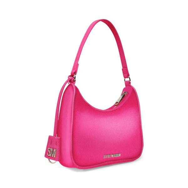 Steve Madden Bpaula Satin Women's Shoulder Bags Pink | SM-374XR