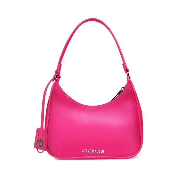 Steve Madden Bpaula Satin Women\'s Shoulder Bags Pink | SM-374XR