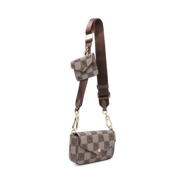 Steve Madden Bperks Women's Shoulder Bags Brown | SM-047KM