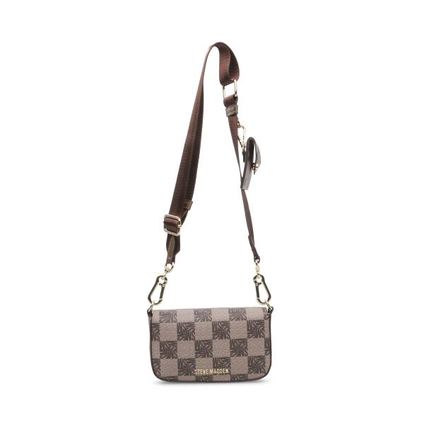 Steve Madden Bperks Women's Shoulder Bags Brown | SM-047KM