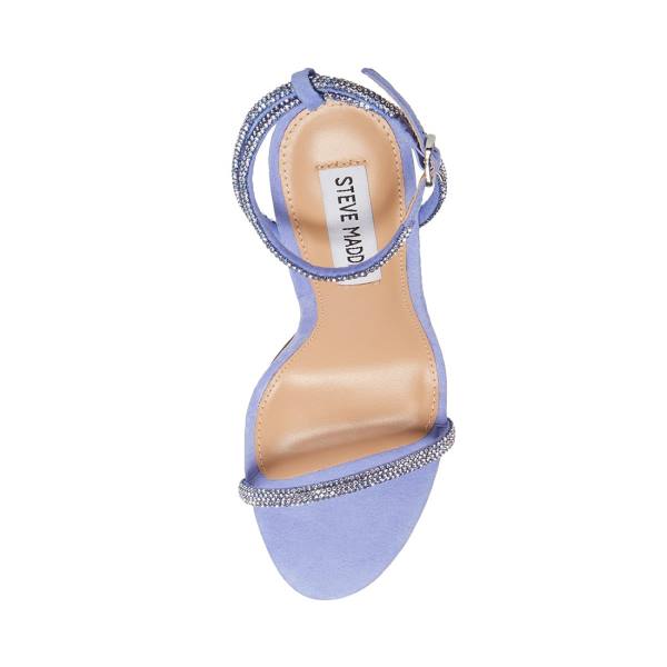 Steve Madden Breslin Periwinkle Women's Heels Blue | SM-278VT