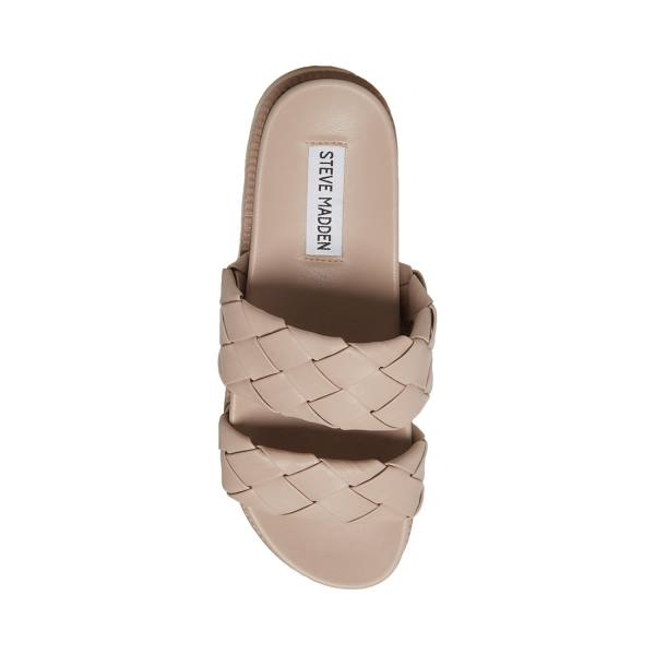 Steve Madden Briar Taupe Women's Sandals Grey Brown | SM-219EL