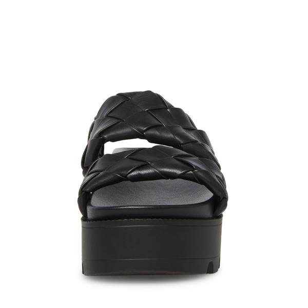 Steve Madden Briar Women's Sandals Black | SM-105GR