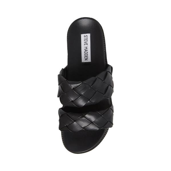 Steve Madden Briar Women's Sandals Black | SM-105GR