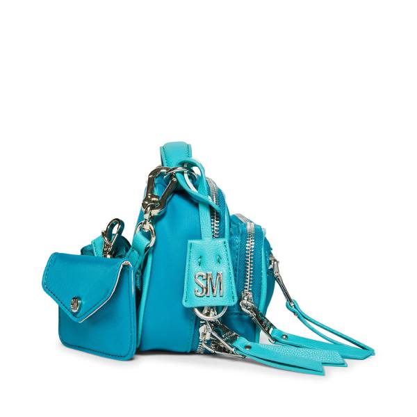 Steve Madden Bronda Teal Women's Crossbody Bags Turquoise | SM-842NQ