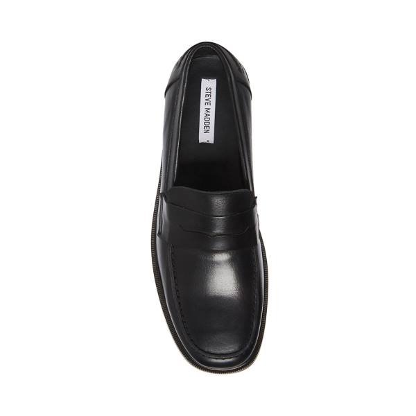 Steve Madden Brookline Box Men's Dress Shoes Black | SM-683NH