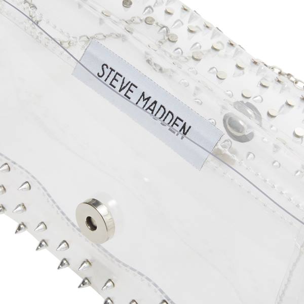 Steve Madden Bseduce Women's Shoulder Bags Clear | SM-375BK