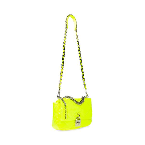 Steve Madden Bterra Patent  Women's Shoulder Bags Yellow | SM-041WA